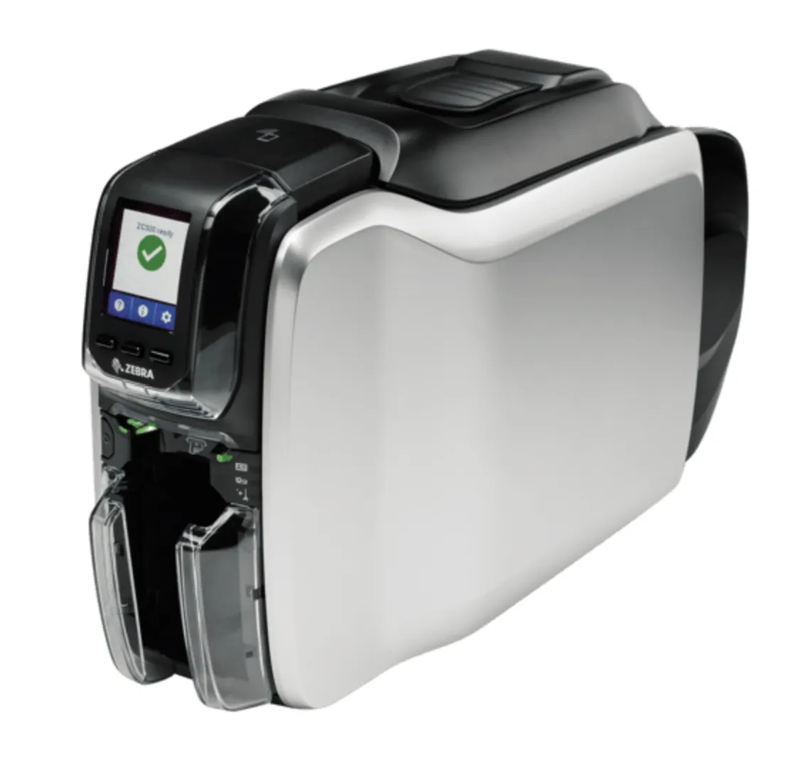 [zc300-9 – ZC32-000CQ00EM00] Zebra ZC300, 12 pts/mm (300 dpi), USB, Ethernet, écran, CardStudio